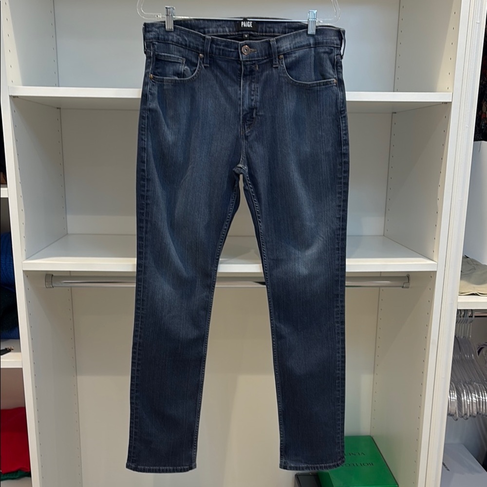 PAIGE Blue Slim Jeans Classic Denim